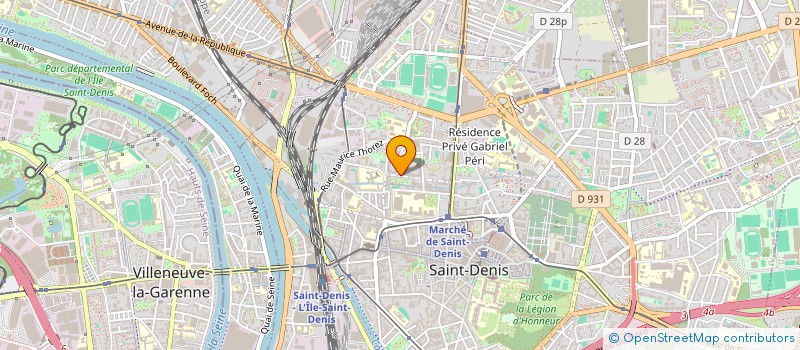 localisation de l'entreprise DISTRILAIN à SAINT-DENIS