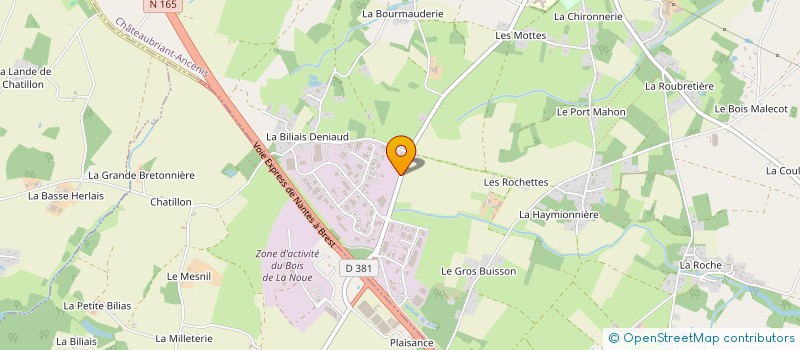 localisation de l'entreprise DISTRILAINE à VIGNEUX-DE-BRETAGNE