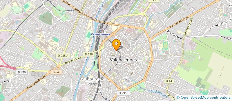 localisation de l'entreprise DISTRILAN à VALENCIENNES