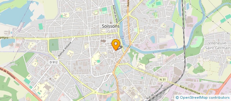 localisation de l'entreprise DISTRILEC à SOISSONS