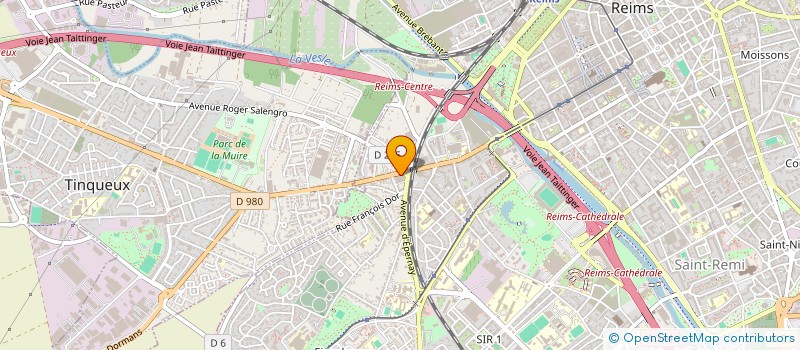 localisation de l'entreprise DISTRILEM à REIMS