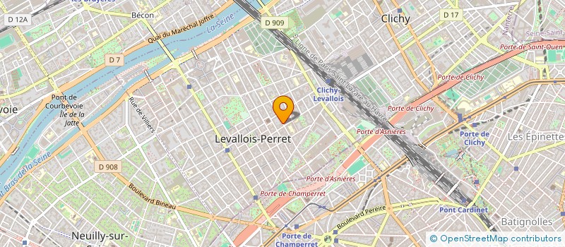 localisation de l'entreprise DISTRILEVALLOIS à LEVALLOIS-PERRET