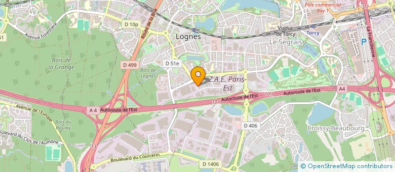localisation de l'entreprise DISTRILIB TECHNOLOGIES à LOGNES