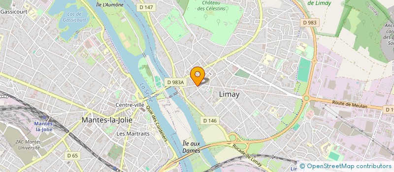 localisation de l'entreprise DISTRILIM à LIMAY