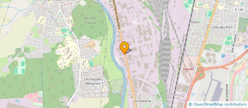 localisation de l'entreprise DISTRILOC  LE MANS