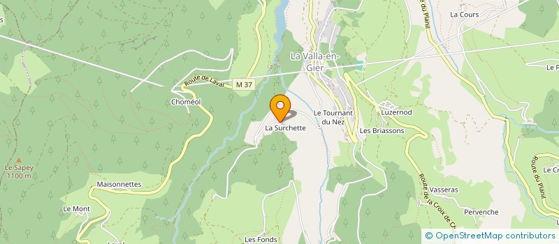 localisation de l'entreprise DISTRILOG SERVICES à LA VALLA EN GIER
