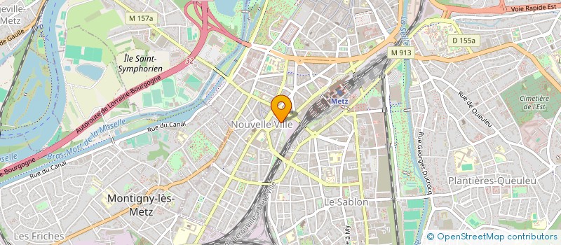localisation de l'entreprise DISTRILOR 57 à METZ