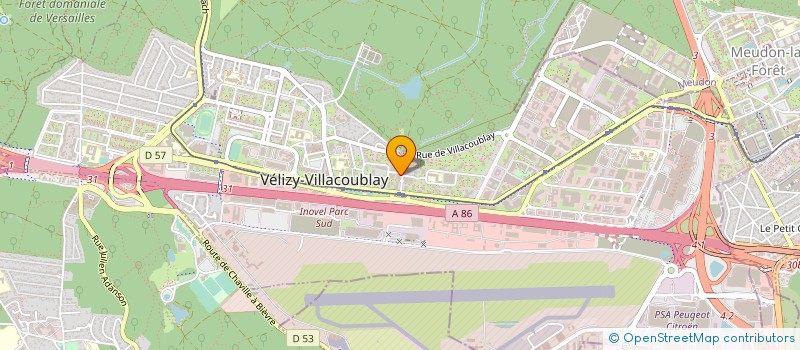 localisation de l'entreprise DISTRILOUVOIS à VELIZY-VILLACOUBLAY