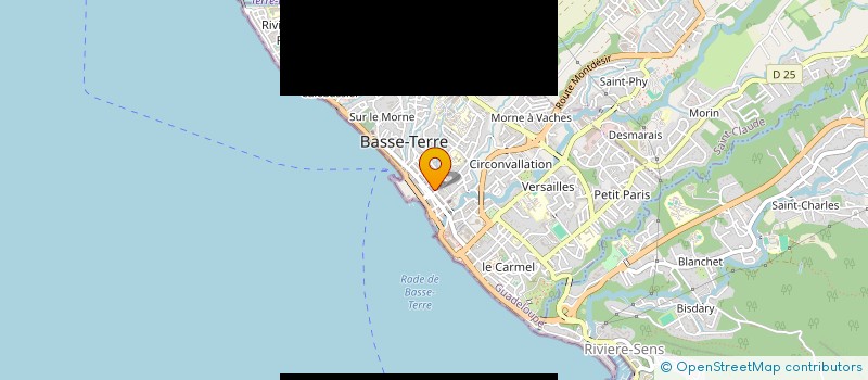 localisation de l'entreprise DISTRIMA  BASSE-TERRE