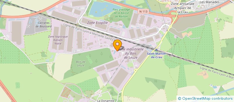 localisation de l'entreprise DISTRIMAG à SAINT-MARTIN-DE-CRAU