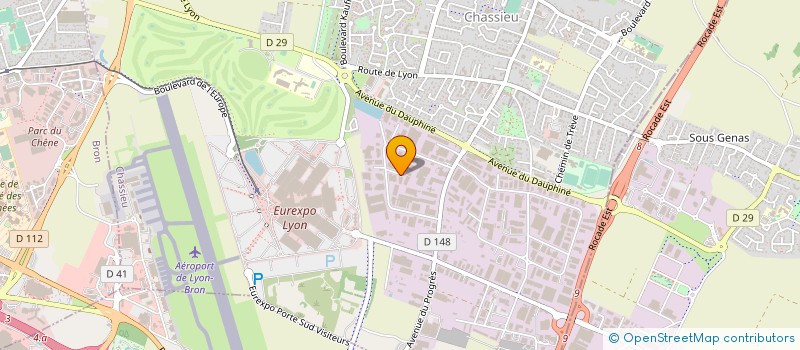 localisation de l'entreprise DISTRIMAGE à CHASSIEU