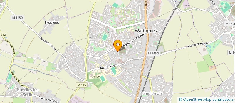 localisation de l'entreprise DISTRIMAT 2000  WATTIGNIES