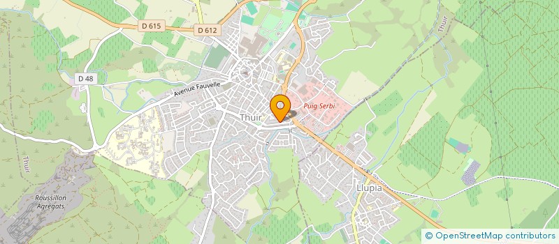 localisation de l'entreprise DISTRIMAT à THUIR