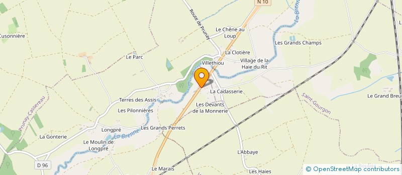 localisation de l'entreprise DISTRIMAT 41 à VILLECHAUVE