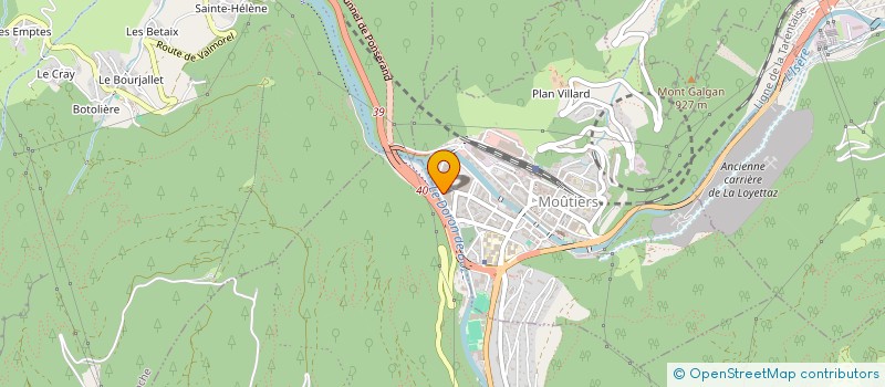 localisation de l'entreprise DISTRIMAT à MOUTIERS
