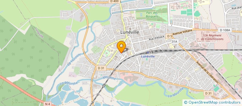 localisation de l'entreprise DISTRIMAT CERAMICA  LUNEVILLE