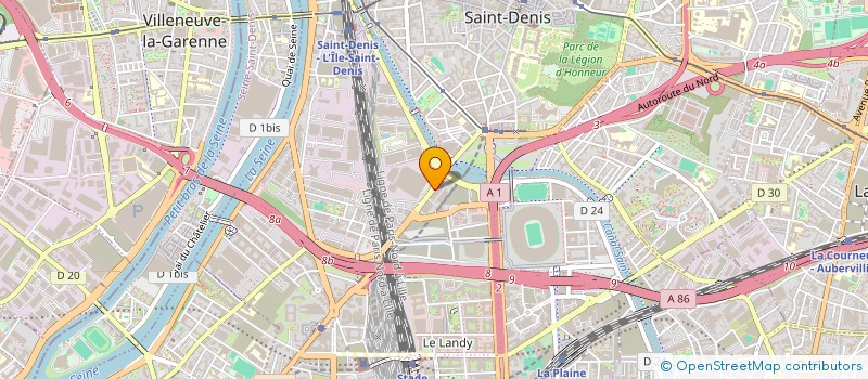 localisation de l'entreprise DISTRIMAT EXPORT à SAINT-DENIS