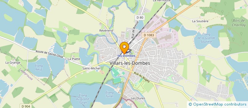 localisation de l'entreprise DISTRIMAT MEDICAL à VILLARS-LES-DOMBES
