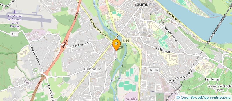localisation de l'entreprise DISTRIMATEL à SAUMUR