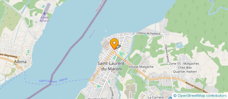 localisation de l'entreprise DISTRIMATIK à SAINT-LAURENT-DU-MARONI