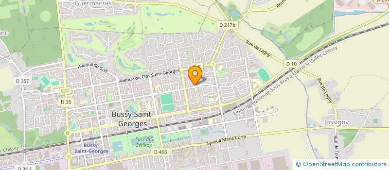 localisation de l'entreprise DISTRIMAX à BUSSY-SAINT-GEORGES