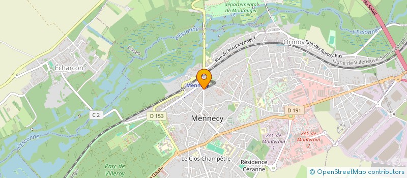 localisation de l'entreprise DISTRIMAX  MENNECY