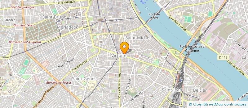 localisation de l'entreprise DISTRIMED à BORDEAUX