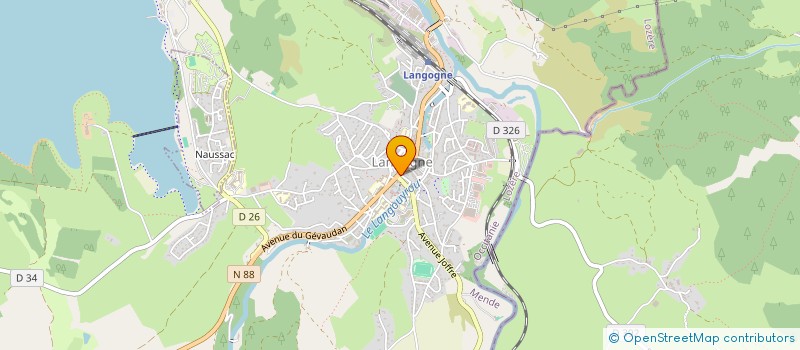 localisation de l'entreprise DISTRIMEDI  LANGOGNE