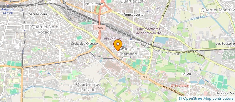 localisation de l'entreprise DISTRIMEX à AVIGNON