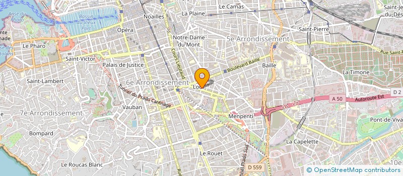 localisation de l'entreprise DISTRIMEX à MARSEILLE