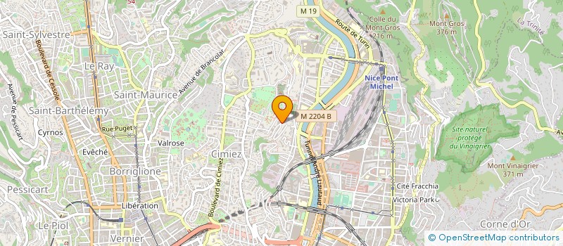 localisation de l'entreprise DISTRIMIDI à NICE