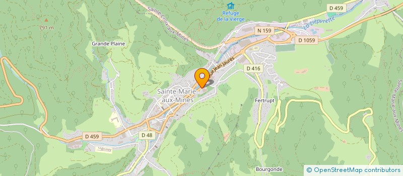 localisation de l'entreprise DISTRIMINES à SAINTE-MARIE-AUX-MINES