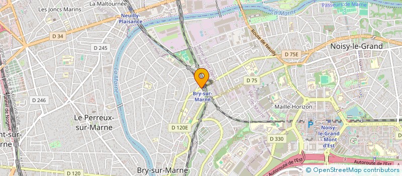 localisation de l'entreprise DISTRIMOBILIER à BRY SUR MARNE