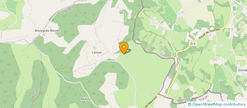 localisation de l'entreprise DISTRINAT  THEZAC