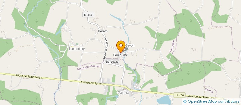 localisation de l'entreprise DISTRINET  LAMOTHE