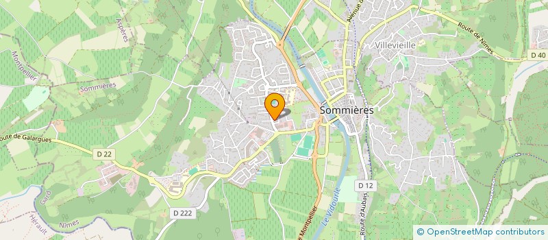 localisation de l'entreprise DISTRINK à SOMMIERES