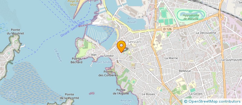 localisation de l'entreprise DISTRINOR FRANCE  SAINT-MALO