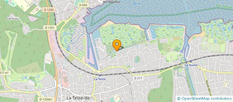 localisation de l'entreprise DISTRINOV à LA TESTE-DE-BUCH