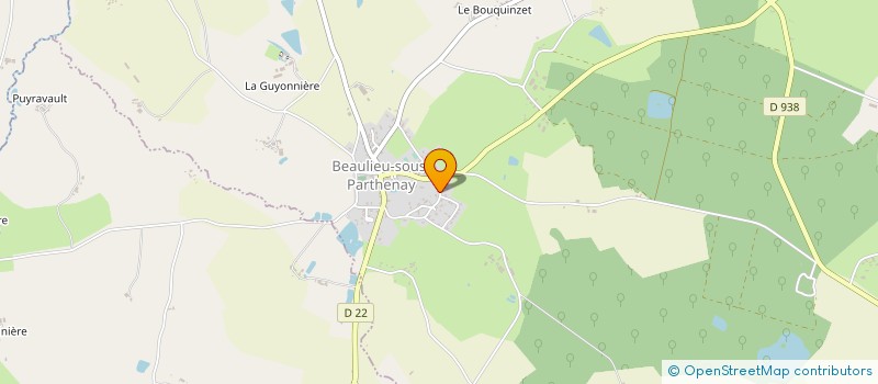 localisation de l'entreprise DISTRIOUEST à BEAULIEU-SOUS-PARTHENAY
