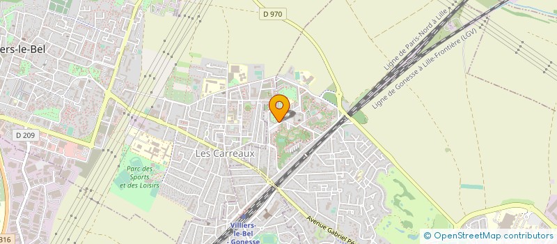 localisation de l'entreprise DISTRIPAIN GONESSE à GONESSE