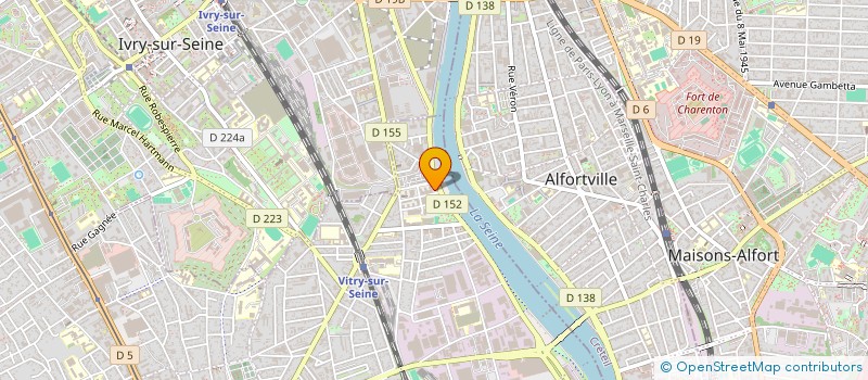 localisation de l'entreprise DISTRIPALLOY à VITRY-SUR-SEINE