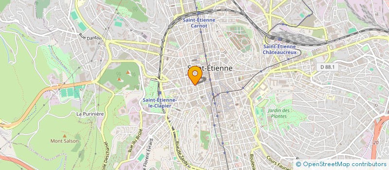 localisation de l'entreprise DISTRIPAUL à SAINT-ETIENNE