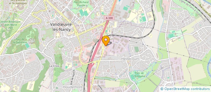 localisation de l'entreprise DISTRIPECHE  VANDUVRE-LES-NANCY