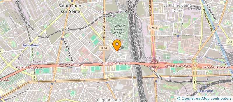 localisation de l'entreprise DISTRIPHONIE  SAINT-OUEN-SUR-SEINE
