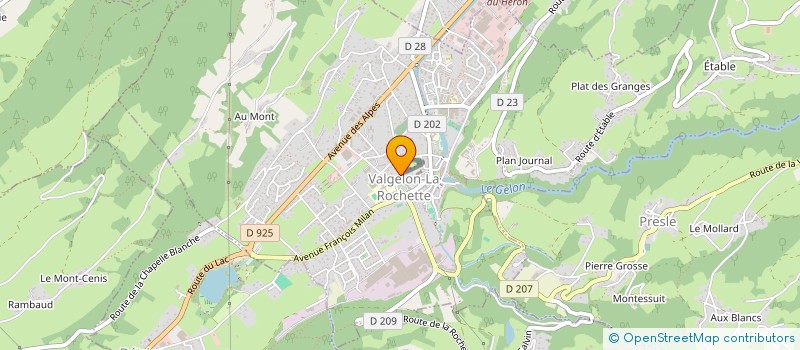 localisation de l'entreprise DISTRIPIK à VALGELON-LA ROCHETTE