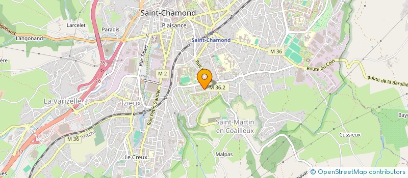 localisation de l'entreprise DISTRIPIXEL  SAINT-CHAMOND