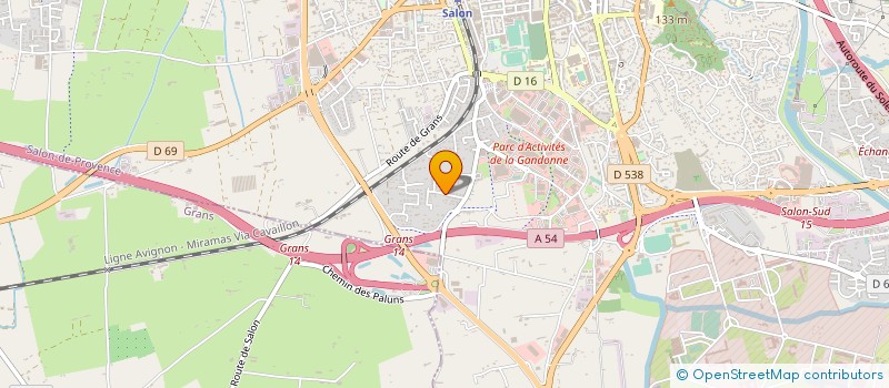 localisation de l'entreprise DISTRIPLUS NEGOCE  SALON-DE-PROVENCE