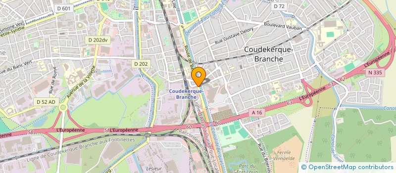 localisation de l'entreprise DISTRIPORC  COUDEKERQUE-BRANCHE