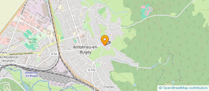 localisation de l'entreprise DISTRIPRIM'EUROP à AMBERIEU-EN-BUGEY