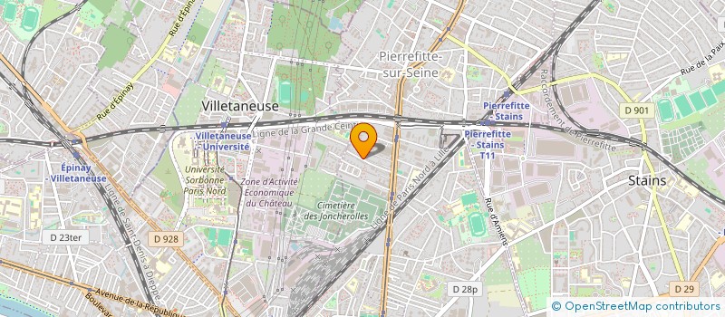 localisation de l'entreprise DISTRIPROD à PIERREFITTE-SUR-SEINE